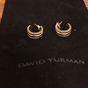 David Yurman hoop earrings